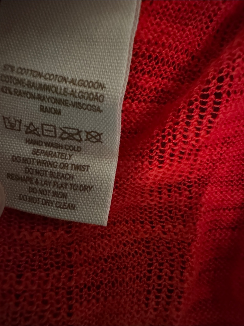 Free People Red Button-Up Lightweight Collared Shirt - Picture 6 of 6